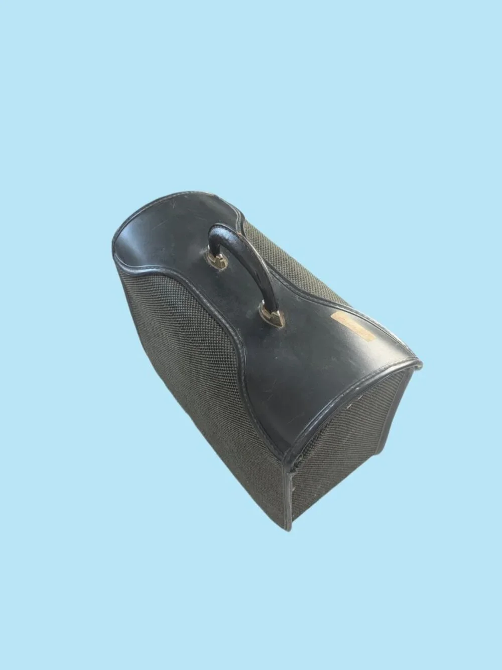 Vintage Tweed Locking Case - top loading